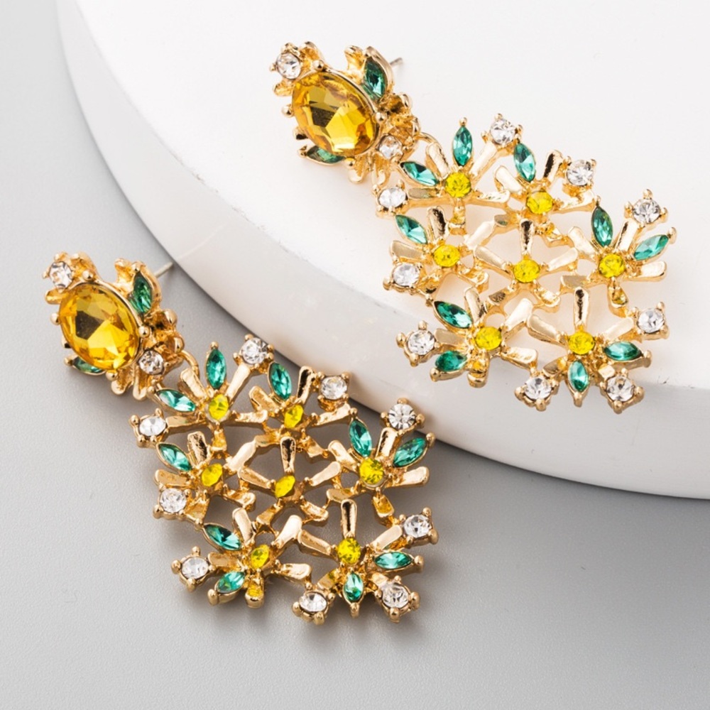 925 Silver And Diamond Stud Earrings